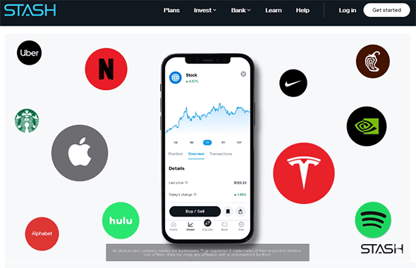أفضل 12 بديل لتطبيق التداول روبن هود Robinhood 9 تطبيق Stash.