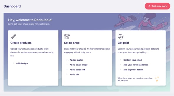 شرح كيفية الربح من موقع ريدبابل Redbubble للطباعة عند الطلب 2026 3 شرح الربح من ريدبابل، بعض الإعدادات الضرورية بعد التسجيل.
