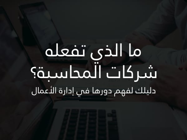 ما الذي تفعله شركات المحاسبة؟ دليلك لفهم دورها في إدارة الأعمال